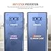 Trianium Clarium Series Galaxy Note 9 Case with Reinforced Corner TPU Cushion and Hybrid Rigid Clear Back Plate Protection for Samsung Galaxy Note9 Phone (2018) - Clear