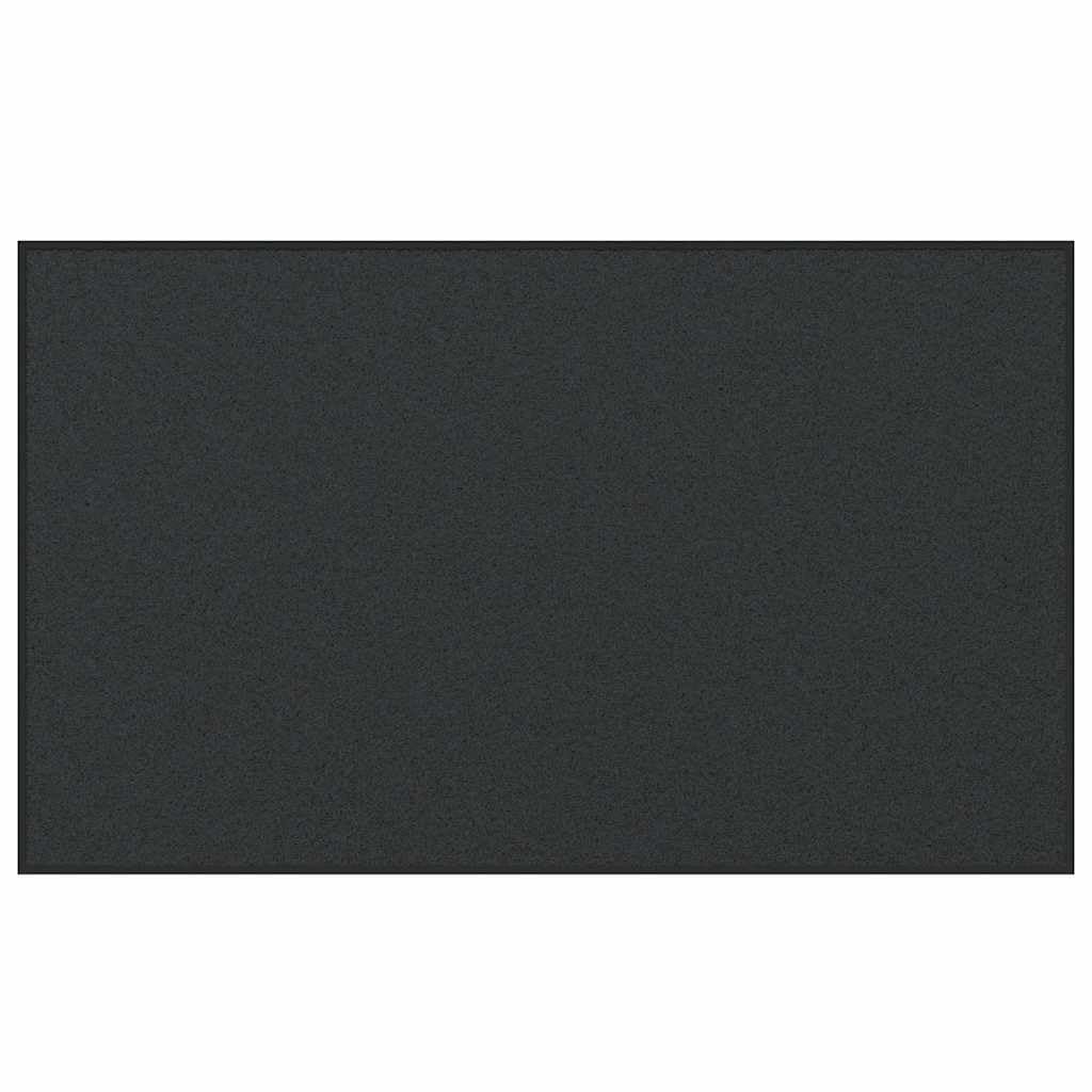 Fußmatte Schwarz 150 x 90 cm Polyamid Türvorleger Flur