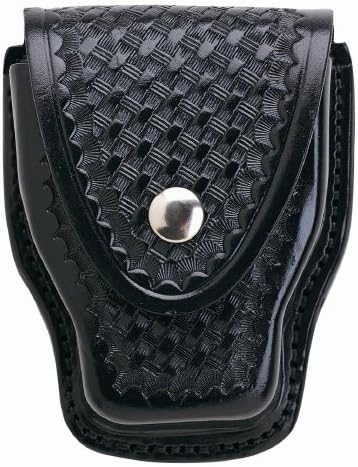 Aker 508 Standard Handcuff Case - Link: Nickel Snap/Basketweave