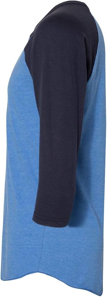 American Apparel Men's Poly-Cotton 3/4 Sleeve Raglan Shirt
