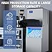 Ice Machine Commercial Ice Maker Machine, 400 Lbs/24H Industrial Ice Machine, 350 Lbs Storage Commercial Ice Machines Free Standing, Nugget Ice Makers Commercial, Restaurant, Cafe, Bar, Hotel
