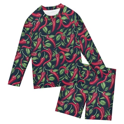 Toddlers and Baby Boys' Swimsuit Trunk and Rashguard Set B0403434