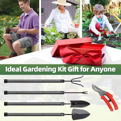 Set de 5 herramientas para jardinería con extensiones miniatura 7