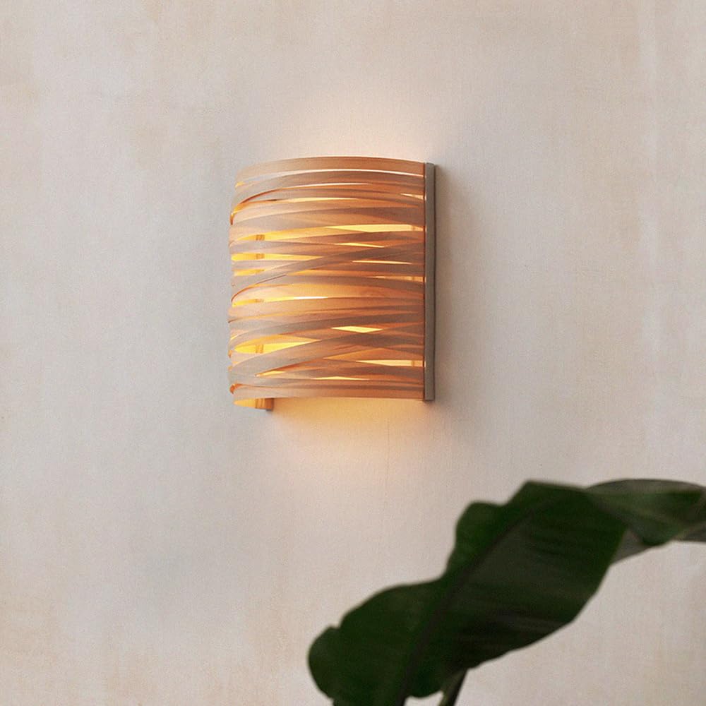 Kinkiet artystyczny, półcylindryczna lampa ścienna w stylu retro, do montażu wewnątrz, nowoczesne oświetlenie ścienne w stylu nordyckim do korytarza hotelowego