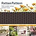 VIVOHOME 2 Packs Elevated Plastic Raised Garden Bed Planter Kit, Outdoor Planters Above Ground Flower Vegetable Standing Planter Box for Patio Deck Porch W/Drainage Holes