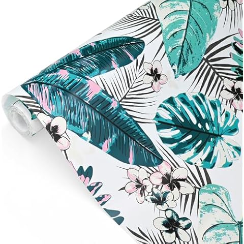 Toppeedy 43cm Floral Wrapping Paper Roll Cover