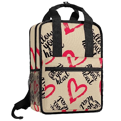 Sac à dos pour garçons multicolore Follow Your Heart 35.5cm