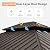 Domi 10’ x 12’ Outdoor Hardtop Gazebo, Upgraded Metal Gazebo with Galvanized Steel Double Roof, Heavy Duty Canopy Permanent Pavilion for Patio Lawn and Garden, Curtains and Netting Included, Brown