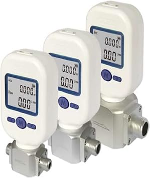 Digital Gas Flow Meter Tester Portable Accurate Gas Mass Air Nitrogen Oxygen Flow Rate Meter High Precision Testing of Various Gases, MF5708 0-100L/min