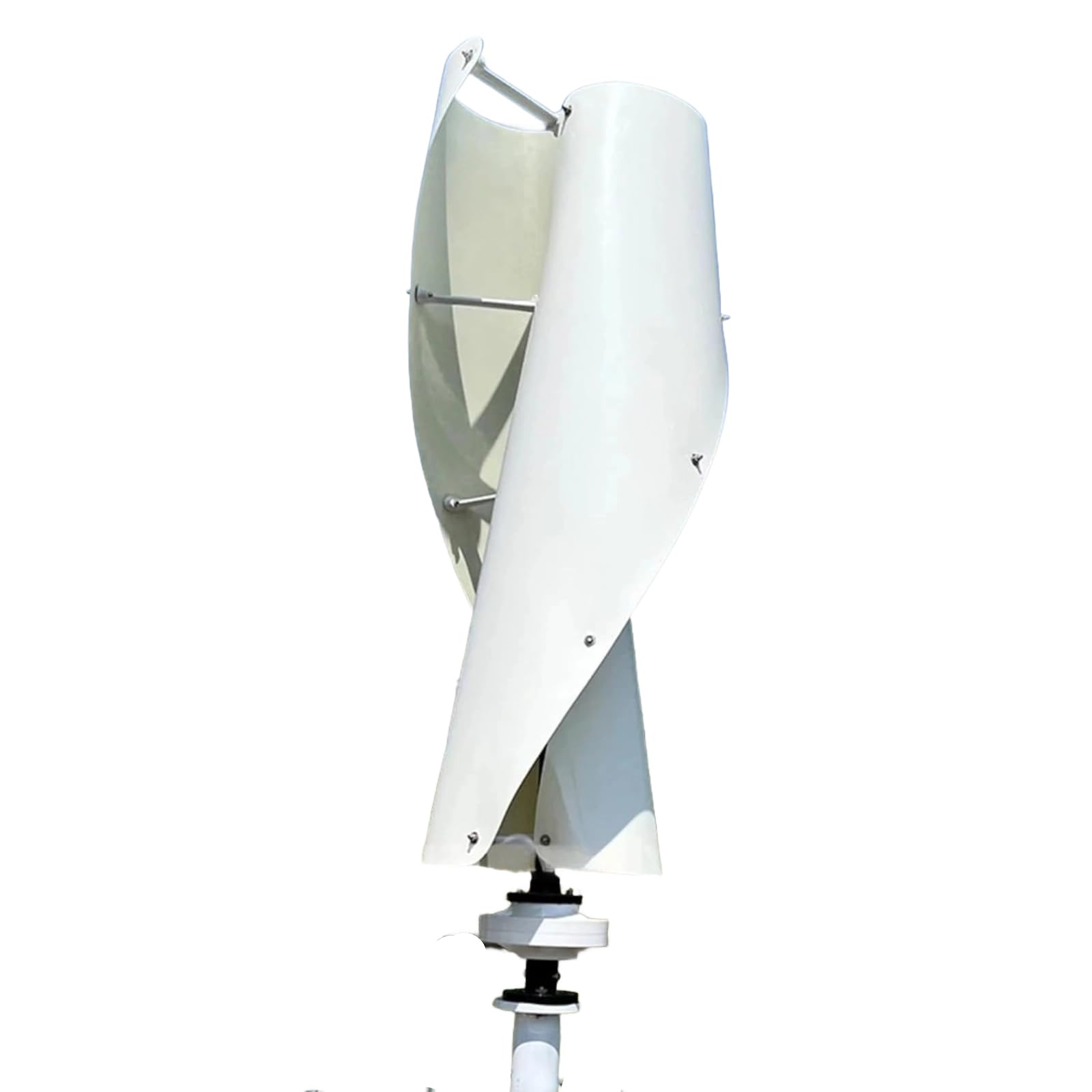 Generatore a turbina eolica a energia libera da 3000 W (12 V, 24 V, 48 V, 220 V, 3 KW) - Asse verticale a basso rumore per uso domestico, tetto, imbarcazione e industria, completo di controller MPPT