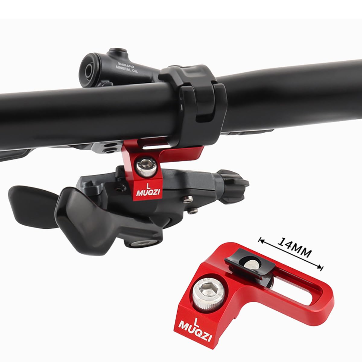 Adattatore Universale per Leva Cambio e Freno, Installazione Integrata per Freno - Supporto di Integrazione per Deore/SLX/XT/XTR, Eagle AXS, OneUp/Reverb