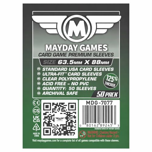 Mayday Games Legendary Game Accessory- Premium Card Sleeve Bundle