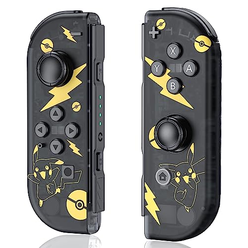 EYZPWE for Nintendo Switch Controller, Swithc Controller Replacement for Switch/Lite/OLED with Double Vibration/Wake-Up/Screenshot/Motion