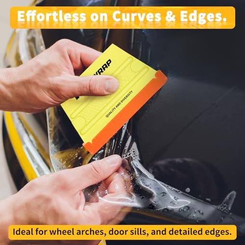 Image of TECKWRAP Felt Squeegee for Vinyl Wrap -Trapezoid Shape (Soft /Medium /Hard)