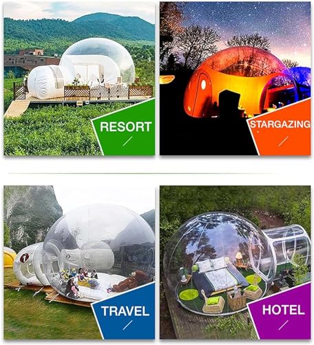 MAYFABD Opblaasbare Bellentent Opblaasbaar Bellenhuis Transparant Materiaal Winddicht Waterdicht Baltent Koepel Bubble House Kinderen En Volwassenen Feestreclame Tentoonstelling - Afbeelding 4