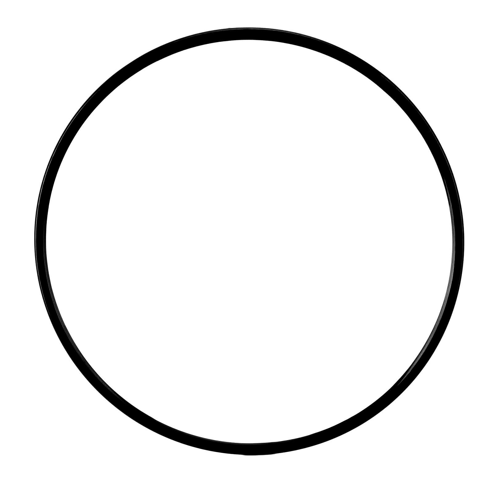 4 Stück 40,6 cm Felgenschutzring Anti-Kratzer Selbstklebend Felgenschutz Zierring für flache Felgenkante Auto (Schwarz)