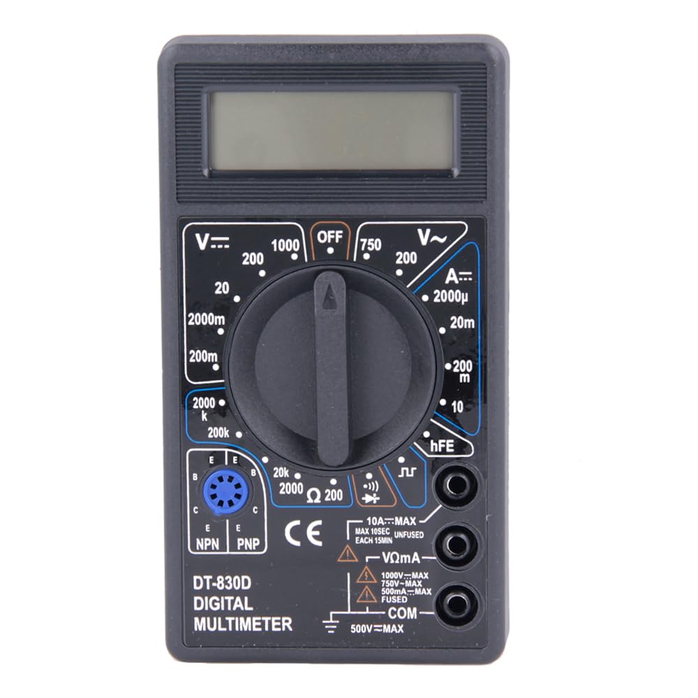 Wielofunkcyjny multimetr cyfrowy model DT-830D LCD, tester
