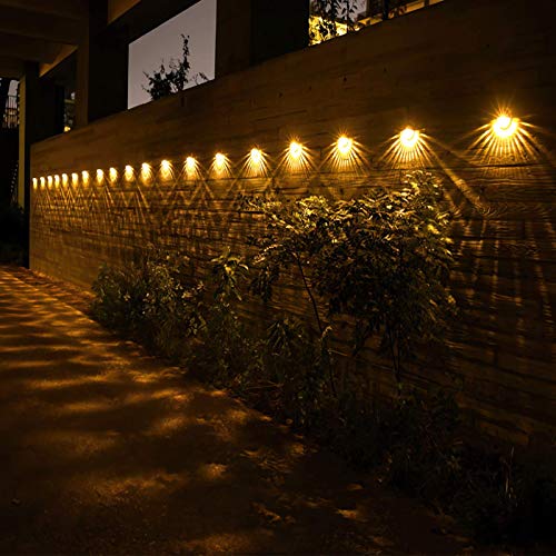 Lunsy Solar Fence Lights Outdoor, Led Deck Lights Waterproof Automatic Decorative Wall Lighting For Deck, Patio, Yard, Path And Driveway(4 Pack) #TOP5