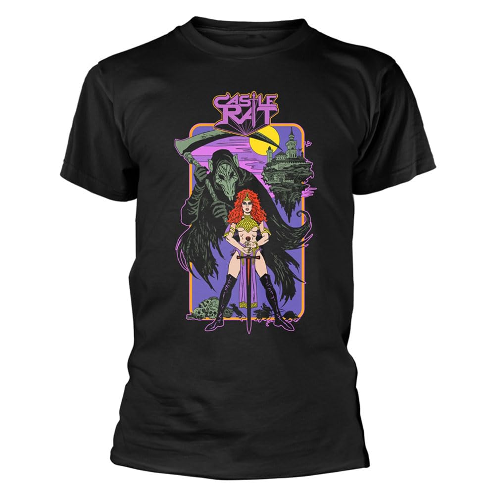 Plastic Head Castle Rat 'Now is Forever' Black T-Shirt (UK, Alpha, XXL, Regular, Regular, Black)