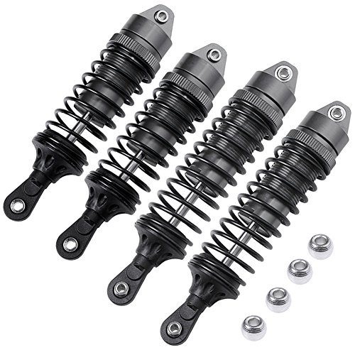 4Pcs Hobbypark Rc Shocks Shock Absorber Damper (Front & Rear) For 1/10 Traxxas Slash 4X4 2Wd Rustler Vxl Stampede 4X4, Replace 5862 #TOP1