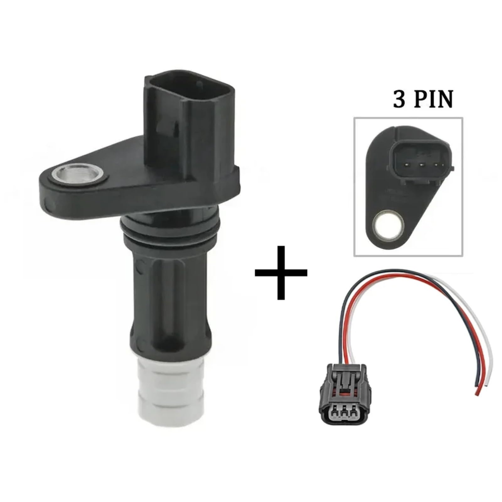 Capteur PMH Moteur Compatible Avec Pilot 2009 2010 2011 2012 2013 2014 2015 37500-R40-A01 Pièce D'ange Vitesse Capteur De Position Vilebrequin Moteur Voiture(Sensor and wire)