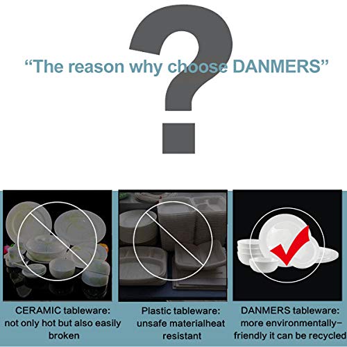 image for Dinnerware Set Danmers 12-piece Opal Dishes Sets, Plates, Bowls, Servi