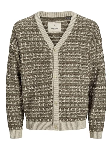 Photo de JACK & JONES Knit Jprbluparker Cardigan en Tricot, Vétiver, M Homme