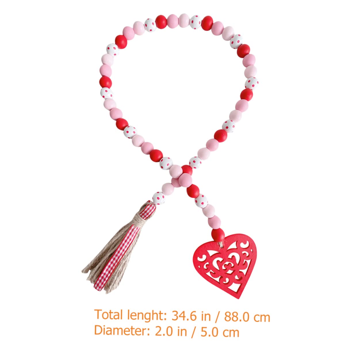 Abaodam 5pièces Guirlande avec Pompon pour Décoration Saint-Valentin Et Style pour Maison Et Événements
