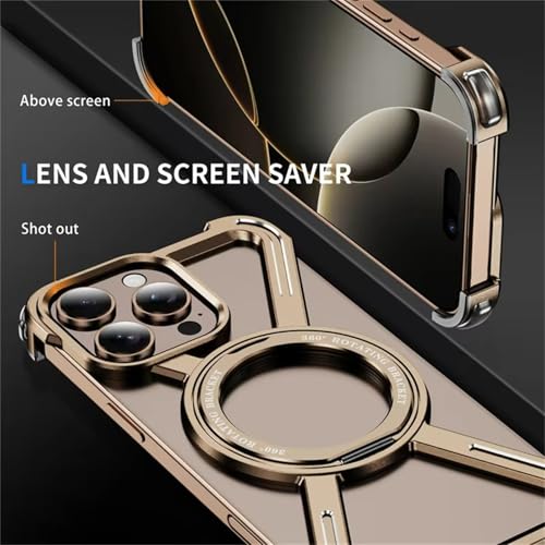 Coque iPhone 16 Pro métallique aluminium argentée compatible MagSafe