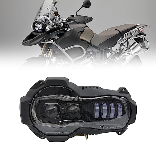 Insufficient Illumination from Low Beams - 2021-2024 BMW R 18, R 18B, & R 18 Transcontinental Motorcycles 6 KAKABAS LED Motorcycle Front HeadLights Compatible with BMW R1200GS and GS1200 Adventure Oil Cooler Models 2004-2012,DRL High and Low Beam Headlamp Assembly