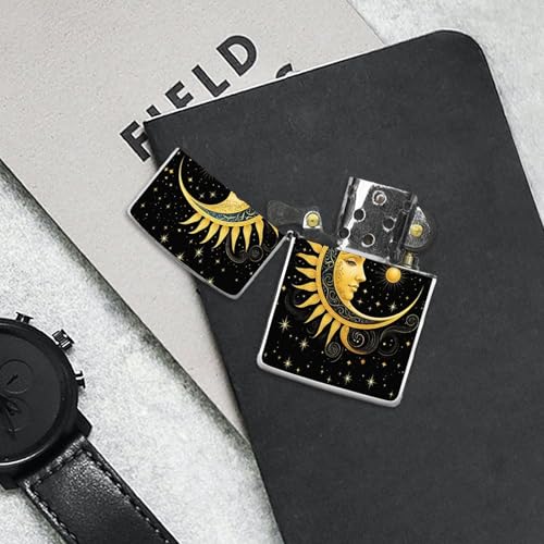 Funda clásica cobre para encendedor estilo casual miniatura 7