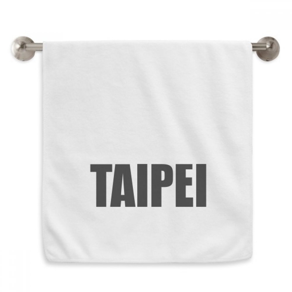Serviettes Taipei China débarbouillettes et linge de toilette blanc 13x29