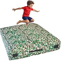SaferBounce Sensory Crash Pad Für Kinder | Groß 152 x 152 cm Oder 122 x 91 cm | Autismus Crash Matratze Für Kinder | Springen & Spielen | Crashpad | Schaumstoffmatte | Klettern & Gymnastik