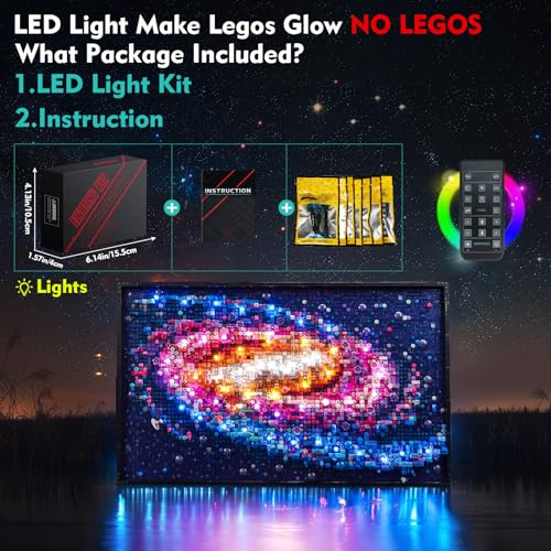 RC LED Light Kit for Lego 31212 The Milky Way Galaxy (No Models)