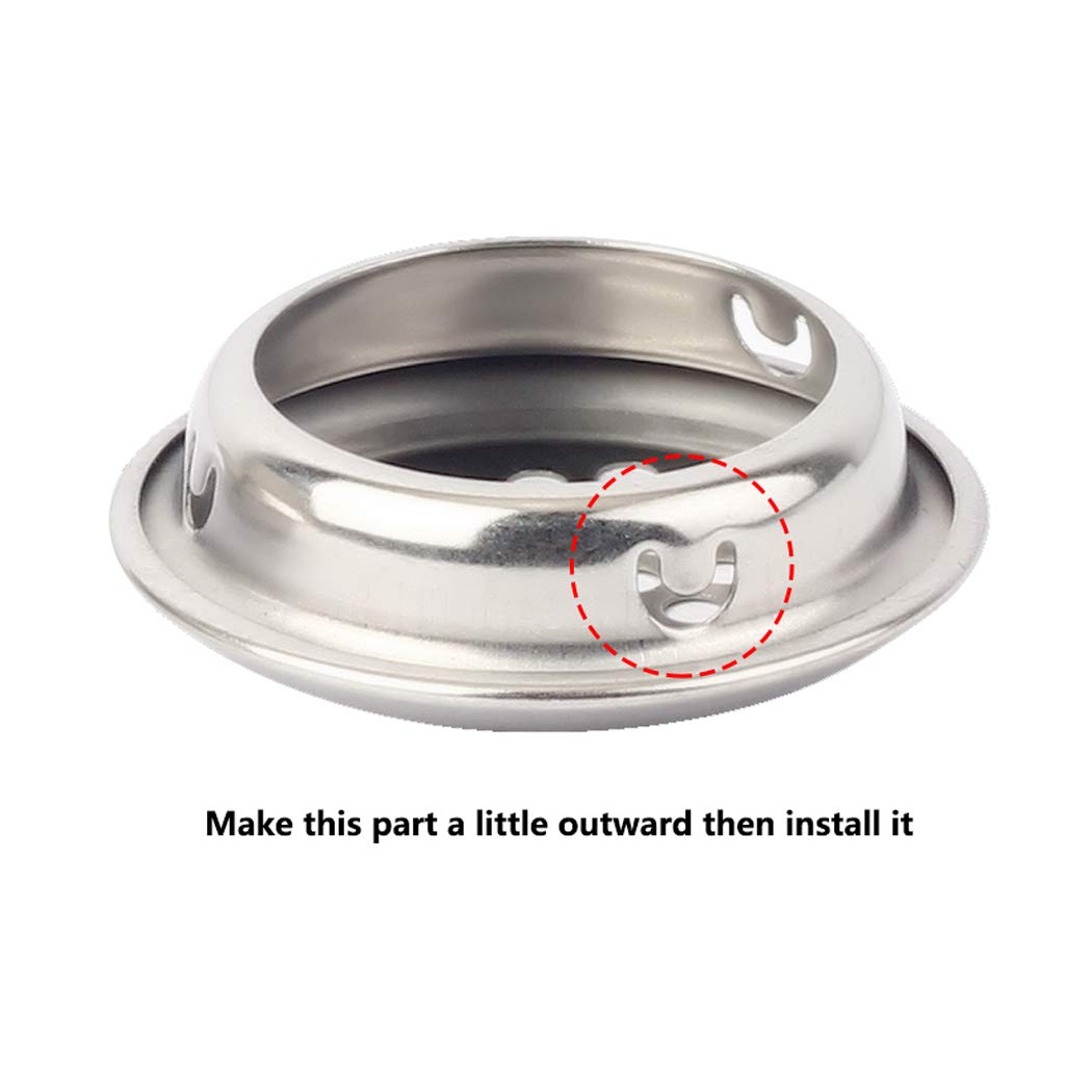 Cubiertas de ventilación circulares de 25 mm de acero inoxidable con orificio de malla para armario, baño, oficina, cocina, ventilación de 20 piezas