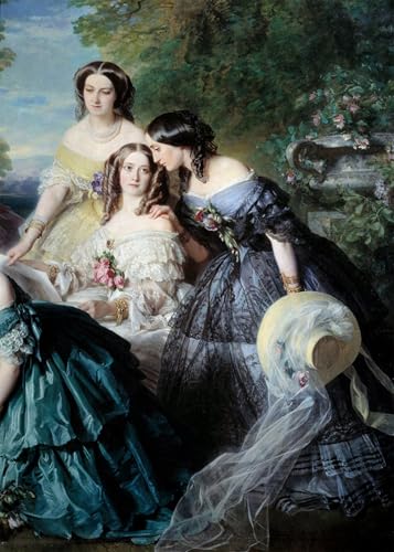 Tableau Toile Eugénie de Winterhalter 60x90cm SERENDIPITP