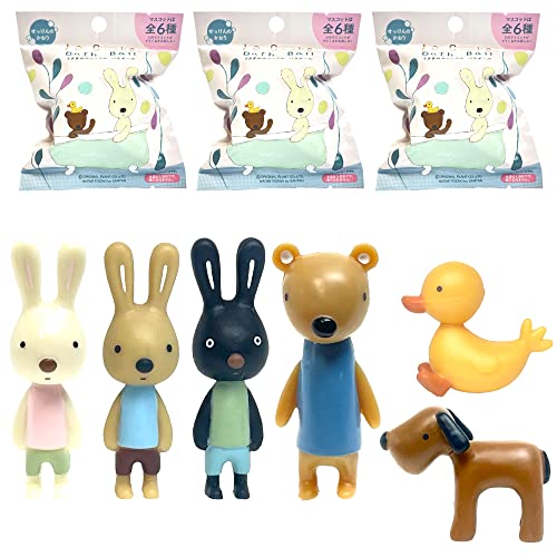 le sucre うさぎの ルシュクル バスボール キャラクター 3個セット キャラ シリーズ 入浴剤 全6種類 まとめ買い 福袋