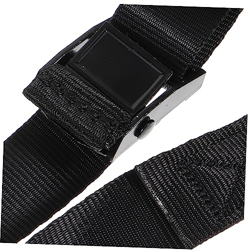 BESPORTBLE Cinto De Embalagem Preto Bagagem De Motocicleta Bagagem De Motocicleta Bicicleta De Metal