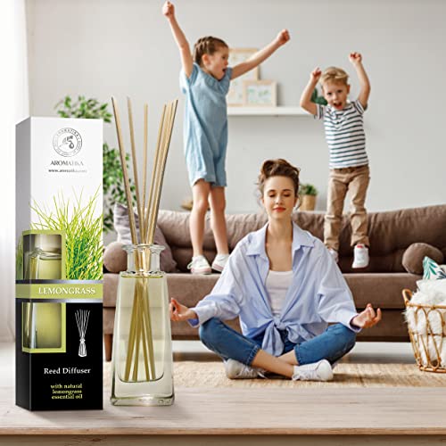 Raumduft Diffuser mit ätherischem Zitronengrasöl 100ml