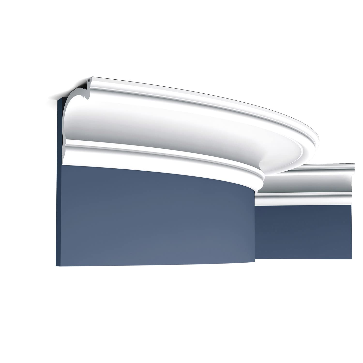Moldura flexible Orac Decor C341F para decorar paredes con curvas 6