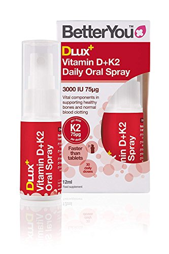 BetterYou DLux+ Vitamin D+K2 - 12ml (Pack of 2)