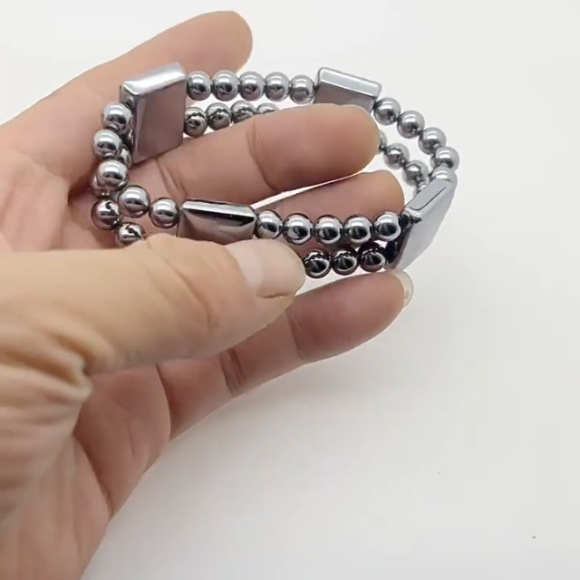 Amazon.com: MuYu Art Natural Terahertz Bracelet Energy Terahertz