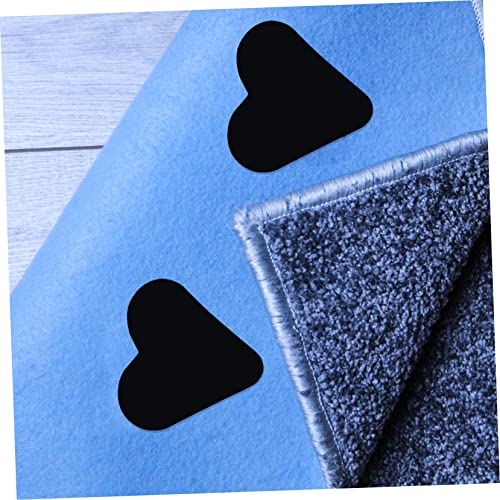 DOITOOL 16 peças de adesivos de tapete de coração tapete antiderrapante fita dupla face tapete adesi