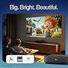 Epson Lifestudio Grand Ultra Short Throw Laser Projector, 4K PRO-UHD, Sound by Bose Technology and Epson Studio App, Built-in Google TV for Easy Streaming, Plus 3-Chip 3LCD Technology — Black