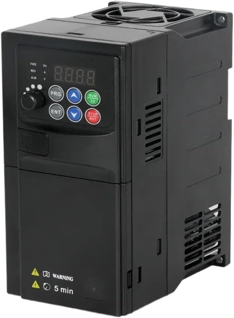 VFD Converter 0.75KW-5.5KW Variable Frequency Driv 220V/380V 1Phase Input 3 Phase Output Digital Display(1.5KW 380v 3PH-3PH)