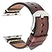 REZERO Compatible with Apple Watch Band 49mm 45mm 44mm 42mm 41mm 40mm 38mm Handmade Leather Retro Replacement Band for Apple Watch Series 8/7/6/5/4/3/2/1 Men Women
