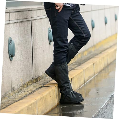 Cubrecalzados con cremallera para hombre y mujer, reutilizables para días de lluvia, fáciles de poner y quitar miniatura 2