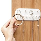 Genérico Ganchos Para Collares En La Pared | Organizador Autoadhesivo - Gancho Joyero de Pared | Para Pendientes, Pulseras, Cadenas, Dijes, Llaves, Llaveros, Y Gabinete