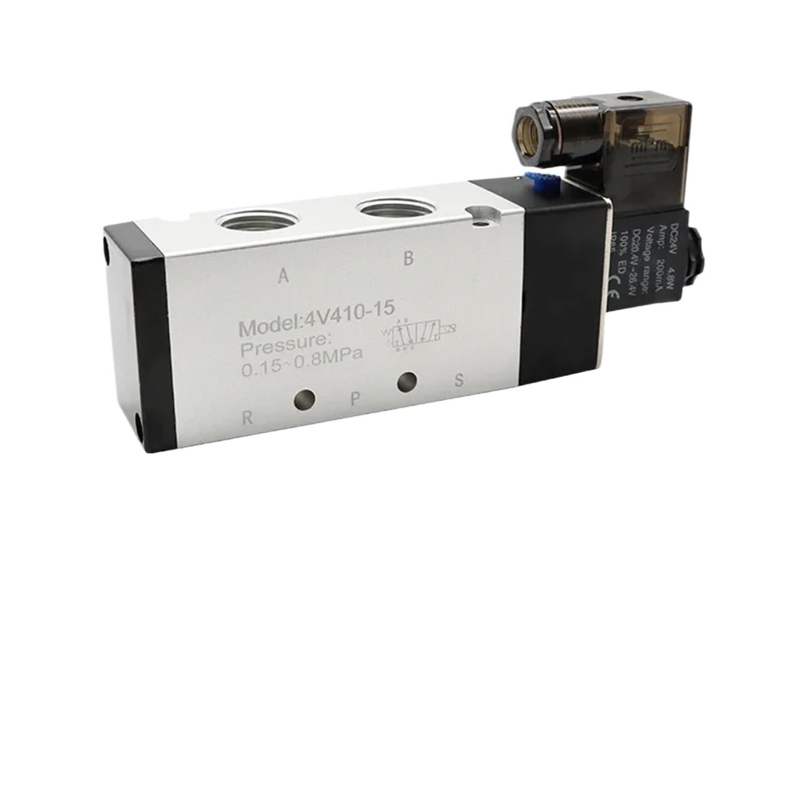 Électrovanne électrique pneumatique 4V410-15 AC110 distributeur gaz magnétique