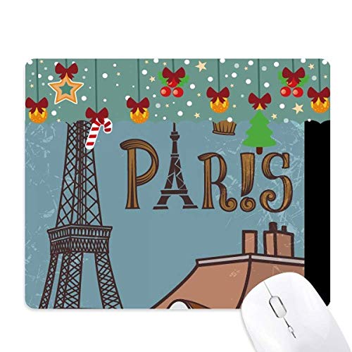 Alfombrilla de ratón navideña de París, el regalo ideal para apasionados del diseño